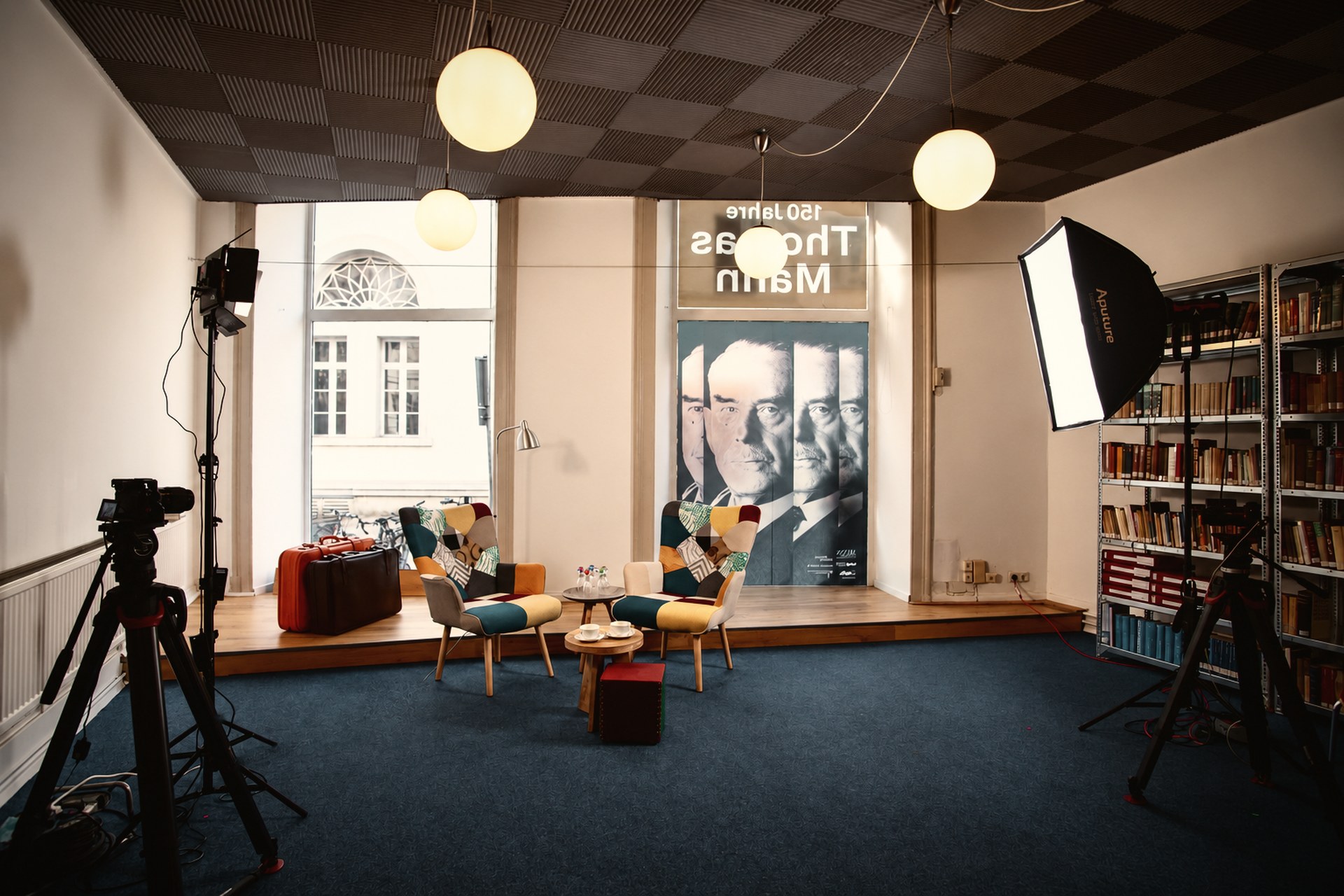 Drehort des Films, die Räume der Thomas Mann Gesellschaft in Lübeck